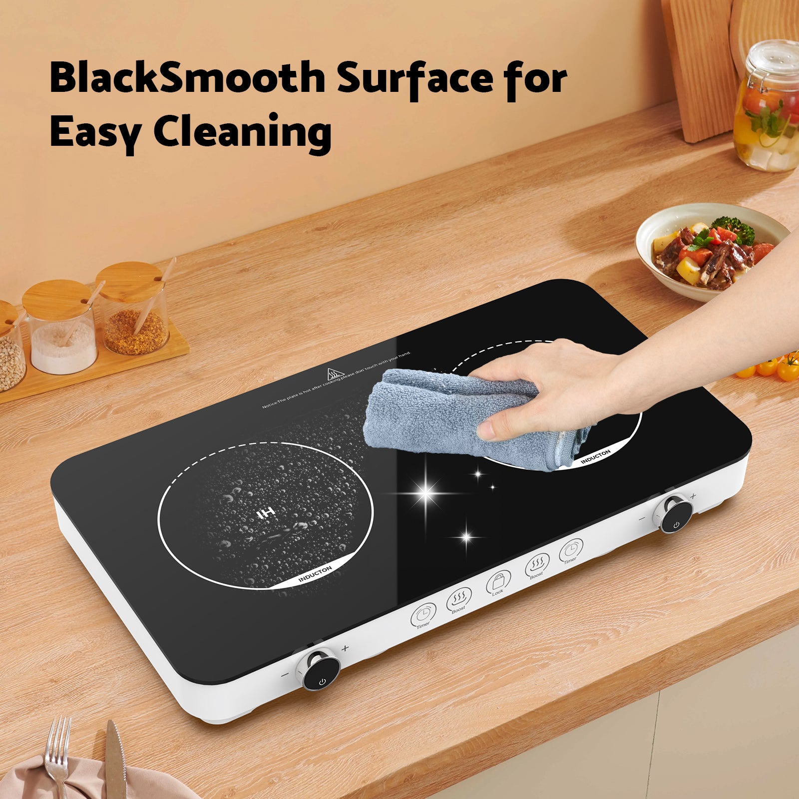 Advwin Double Induction Cooktop Burner 1800W