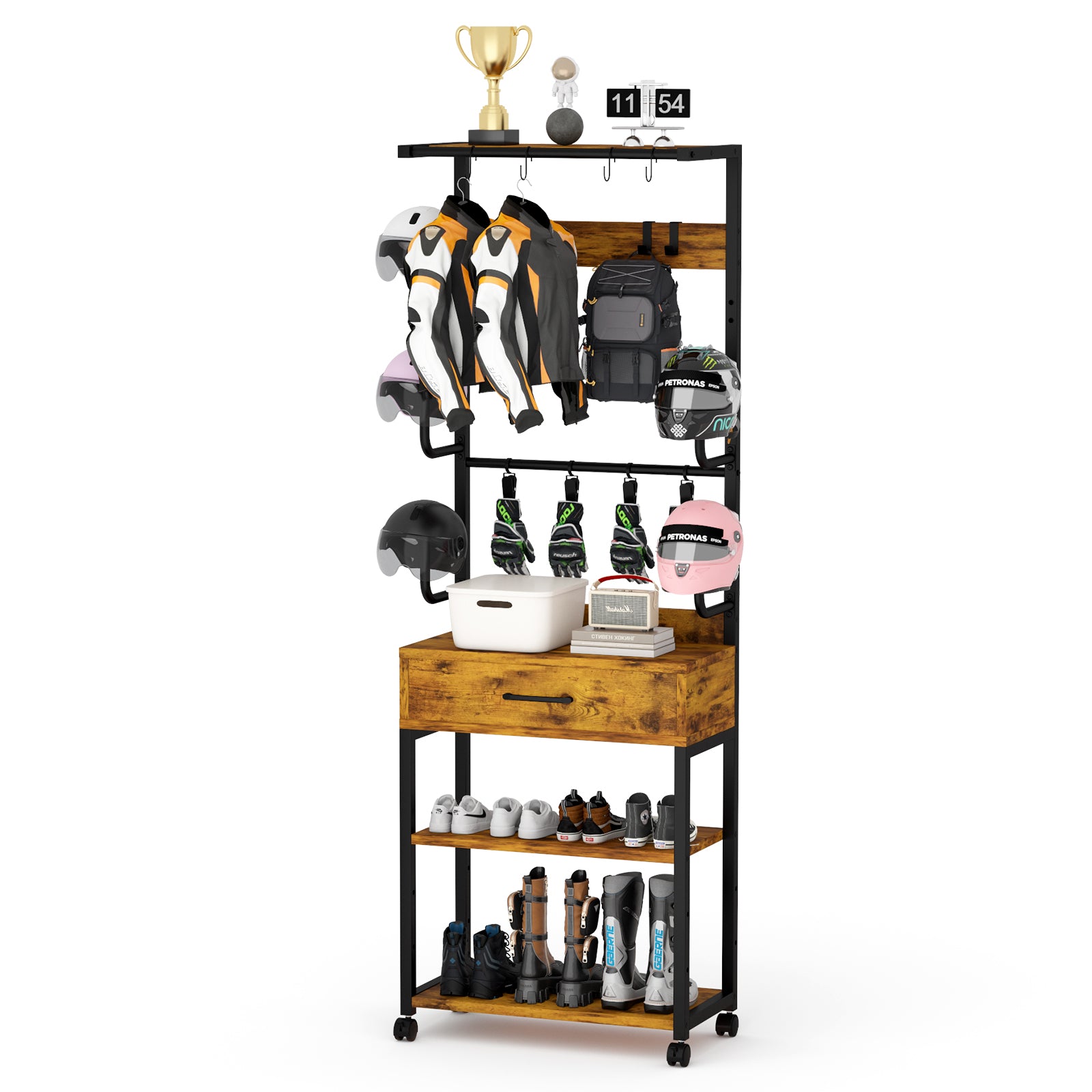 Advwin Helmet & Gear Storage Rack